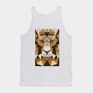 Geometric Lion Tank Top